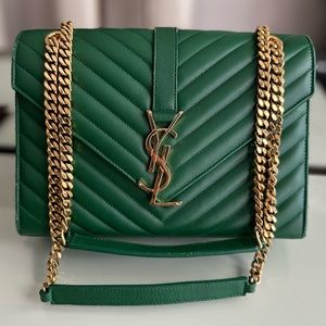 Yves Saint Laurent Medium Monogram Envelope Chain Bag